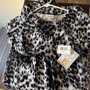 LuLaRoe Maria - Snow Leopard